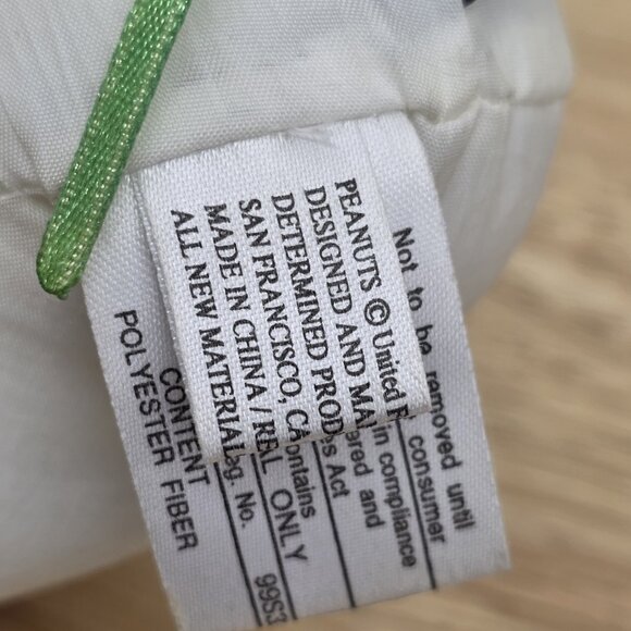 Vintage Snoopy Peanuts Nylon Christmas Plush Set of 2 7in. - Picture 5 of 8